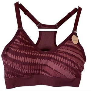Sports bra slimming fit adjustable straps women’s Size Small